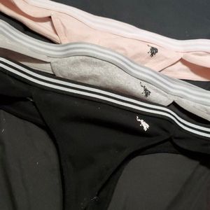3 U.S POLO ASSN. Thongs size Large
